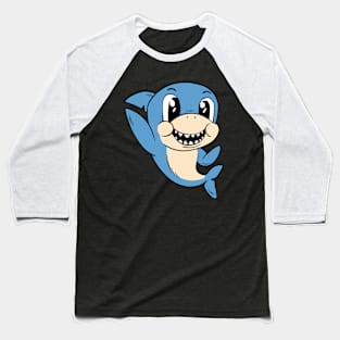 Cute Baby Shark Baseball T-Shirt